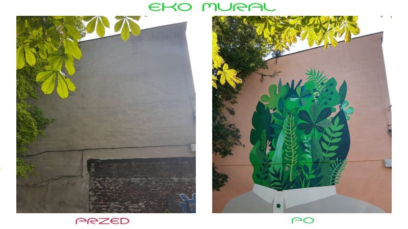 Mural przy Gnieźnieńskiej 9